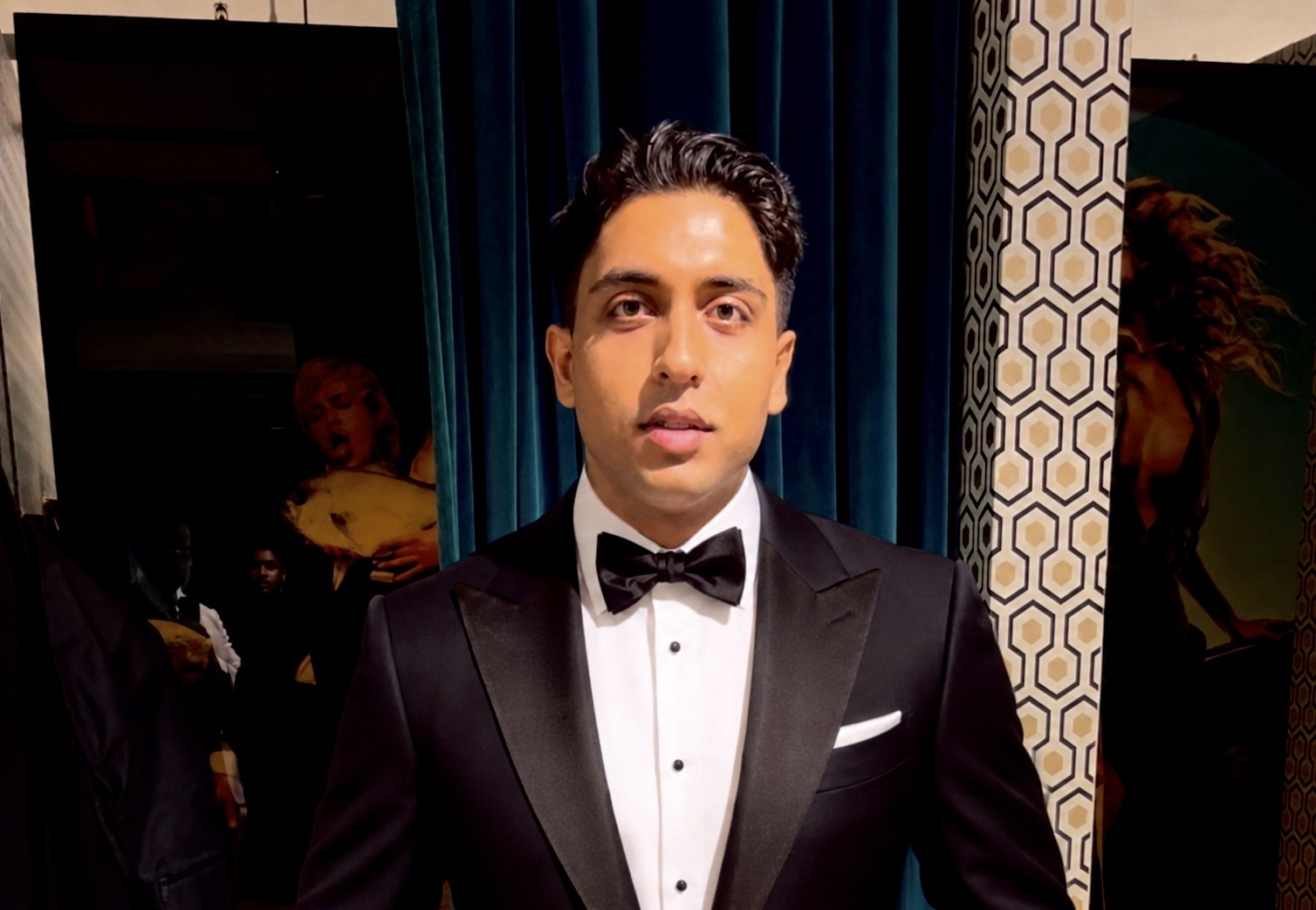 Sooraj Ruparelia in a tuxedo